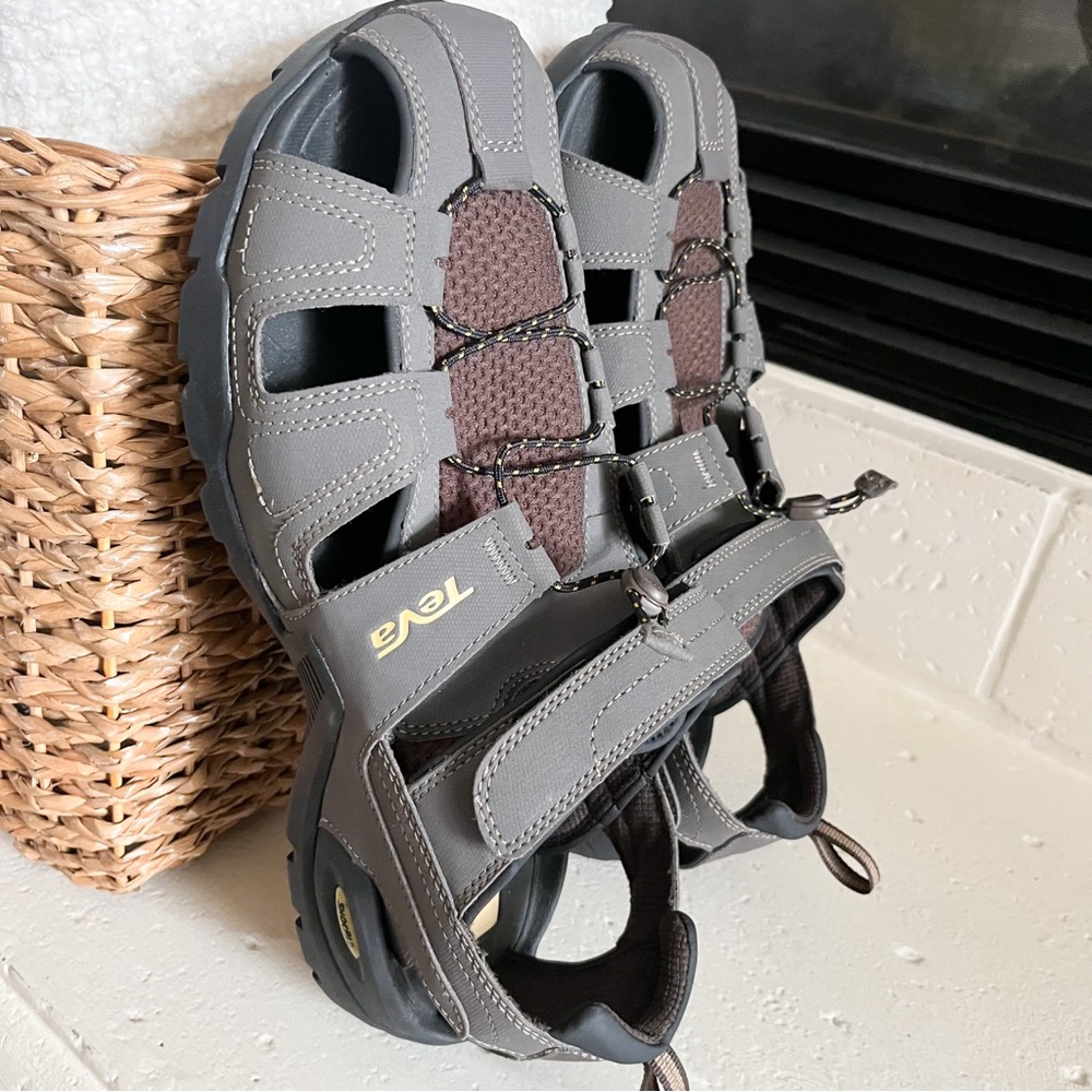 Teva Men's Forebay Turkish Coffee Ankle-High Leather Sport Sandals & Slide -14